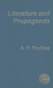 Front cover of Literature & Propaganda by Foulkes
