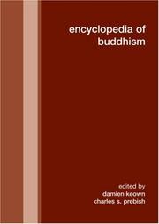 Front cover of The Encyclopedia of Buddhism by Peter Harvey