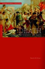 Front cover of Death in Ancient Rome by Valerie Hope