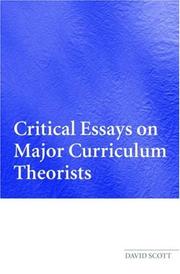 Front cover of RoutledgeFalmer Guide to Key Curriculum Theorists by David Scott