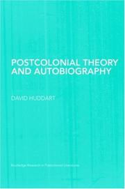 Front cover of POSTCOLONIAL THEORY & AUTOBIOGRAPHY by David Huddart