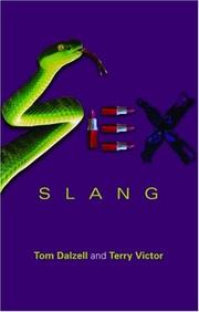 Front cover of Sex slang by Tom Dalzell