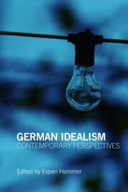 Cover of German Idealism by Espen Hammer
