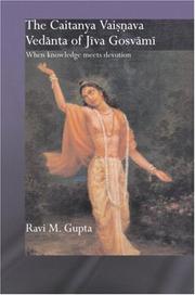 Front cover of The Chaitanya Vaishnava Vedanta of Jiva Gosvami (Routledge Hindu Studies Series) by Ravi Gupta