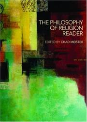 Front cover of The Philosophy of Religion Reader by Chad Meister