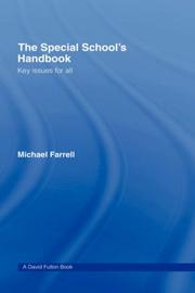Front cover of The Special School's Handbook by Michael Farrell