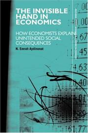 Cover of The Invisible Hand in Economics by N. Emrah Aydinonat