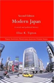 Cover of Modern Japan by Elise Tipton