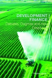 Cover of Development finance by Stephen Spratt