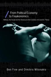 Front cover of From Political Economy to Freakonomics by Ben Fine