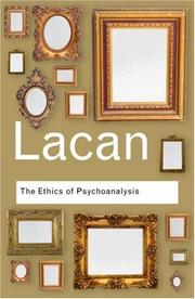 Cover of The Ethics of Psychoanalysis by Jacques Lacan