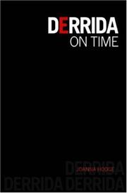 Front cover of Derrida on Time by Joanna Hodge