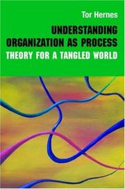 Cover of Understanding organization as process by Tor Hernes