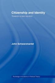 Front cover of Citizenship and Identity by J Schwarzmantel