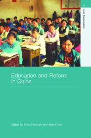 Front cover of Education and Reform in China (Asia's Transformations) by Hannum/Park