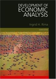 Cover of Development of Economic Analysis 7e by Ingrid H. Rima