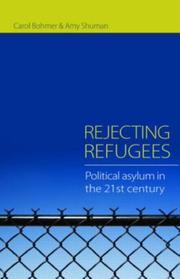 Cover of Rejecting refugees by Carol Bohmer