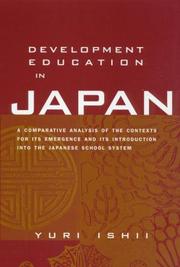 Front cover of Development Education in Japan by Yuri Ishii