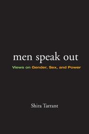Cover of Men Speak Out by Shira Tarrant
