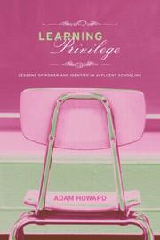 Cover of Learning Privilege by Adam Howard