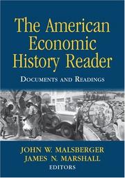 Front cover of The American Economic History Reader by John Malsberger