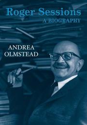 Cover of Roger Sessions by Andrea Olmstead