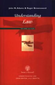 Cover of Understanding law by John Adams