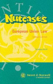 Front cover of European Union Law (Nutcases) by Penelope Kent