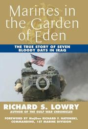 Front cover of Marines in the Garden of Eden by Richard S. Lowry