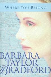 Front cover of Where you belong by Barbara Taylor Bradford