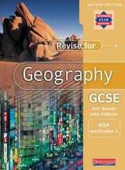 Front cover of Revise for geography GCSE AQA specification A by Ann Bowen