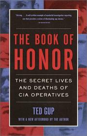 Front cover of The Book of Honor by Ted Gup