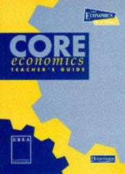 Front cover of Core Economics (Economics 16-19) by Economics & Business Education Association