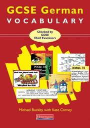 Front cover of GCSE German vocabulary by Michael Buckby