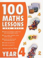 Cover of 100 Math Lessons by Sonia Tibbatts