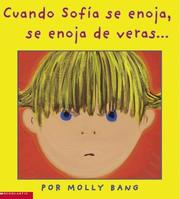 Cover of When Sophia Gets Angry by Molly Bang