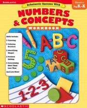 Front cover of Scholastic Success With Numbers & Concepts by Scholastic Inc.
