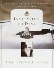 Front cover of Invitation to dine by Christiane Herzog