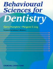 Cover of Behavioural sciences for dentistry by Gerry Humphris
