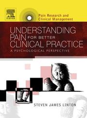 Front cover of Understanding Pain for Better Clinical Practice by Steven Linton