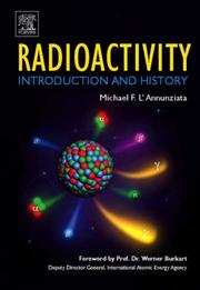 Cover of Radioactivity by Michael F. L'Annunziata