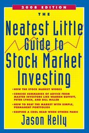 Front cover of The neatest little guide to stock market investing by Jason Kelly