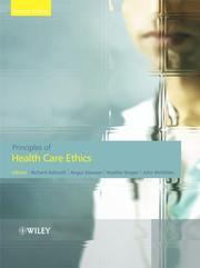 Front cover of Principles of health care ethics by Richard Edmund Ashcroft