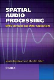 Cover of Spatial audio processing by Jeroen Breebaart