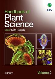 Front cover of Handbook of plant science by K. Roberts