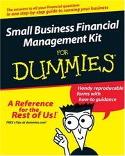 Front cover of Small Business Financial Management Kit For Dummies (For Dummies (Business & Personal Finance)) by Tage C., CPA Tracy