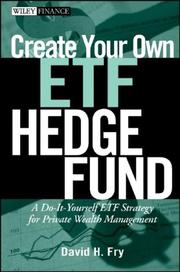Cover of Create Your Own ETF Hedge Fund by David Fry