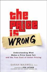 Cover of The Price is Wrong by Sarah Maxwell