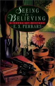 Cover of Seeing is believing by Elizabeth Ferrars