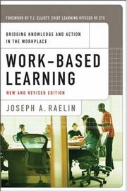 Cover of Work-based learning by Joseph A. Raelin